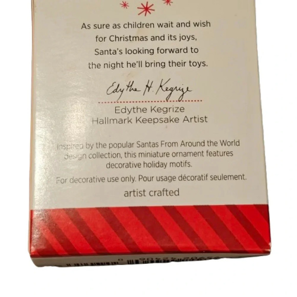 Hallmark Keepsake "Santa The Toy Bringer"  2014 Miniature - Picture 6 of 7